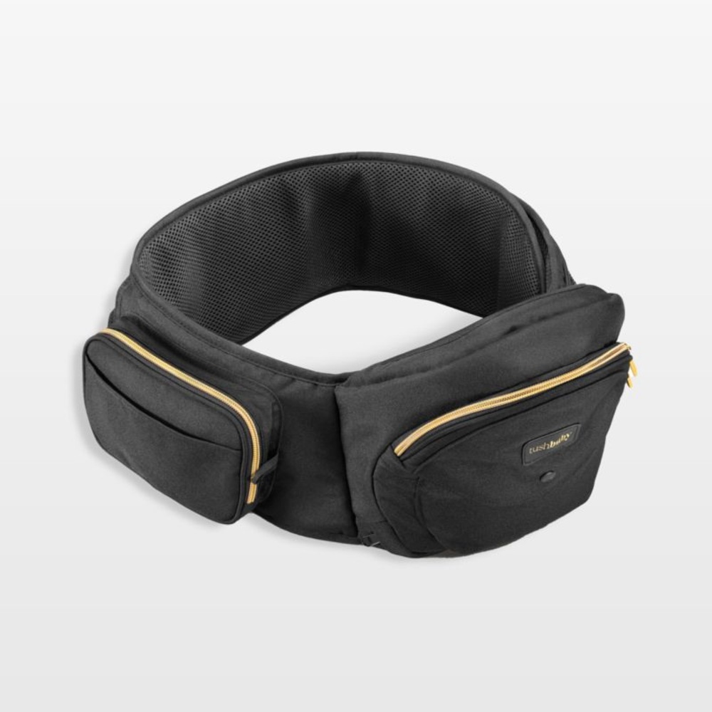 Tushbaby Hip Carrier - Black and Gold